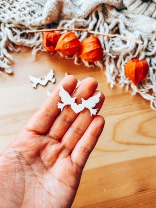 DEKOR gołąbek 3-5cm (5szt) - wzór 2 (DK-022)