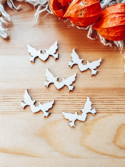 DEKOR gołąbek 3-5cm (5szt) - wzór 2 (DK-022)