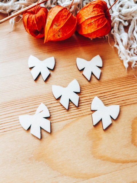 DEKOR kokardka 3-5cm (5szt) - wzór 5 (DK-018)