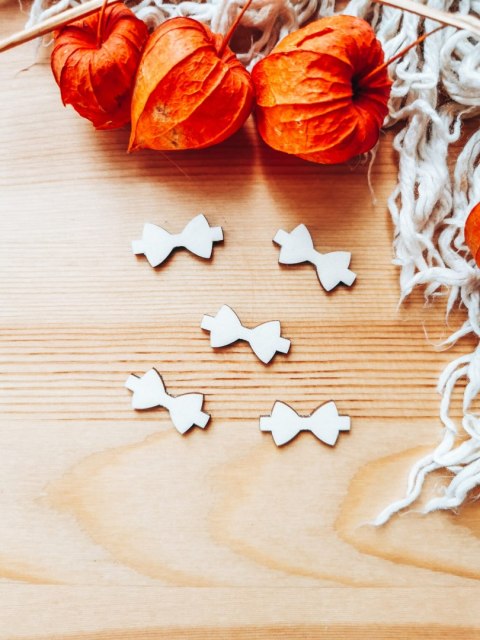 DEKOR kokardka muszka 3-5cm (5szt) - wzór 2 (DK-015)