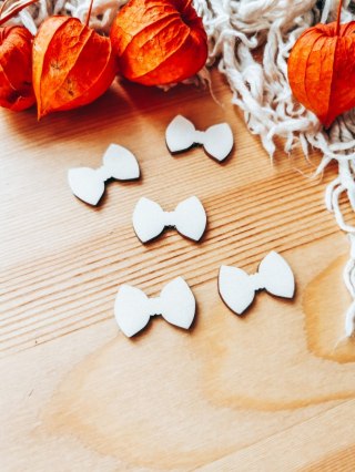 DEKOR kokardka muszka 3-5cm (5szt) - wzór 3 (DK-016)