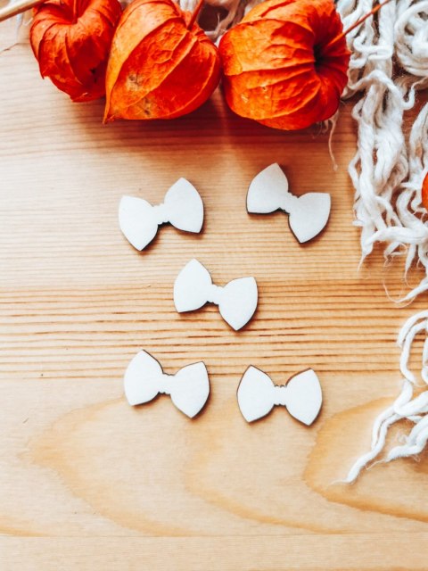 DEKOR kokardka muszka 3-5cm (5szt) - wzór 3 (DK-016)