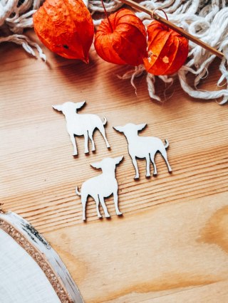 DEKOR pies 4cm (3szt) - wybór kształtów (DK-013)