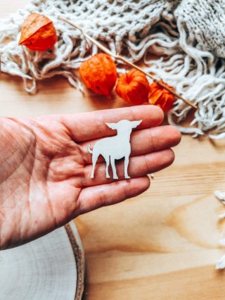 DEKOR pies 4cm (3szt) - wybór kształtów (DK-013)