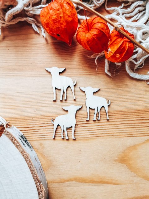 DEKOR pies 4cm (3szt) - wybór kształtów (DK-013)