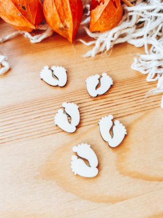 DEKOR stopki 3-5cm (5szt) - wzór 1 (DK-031)