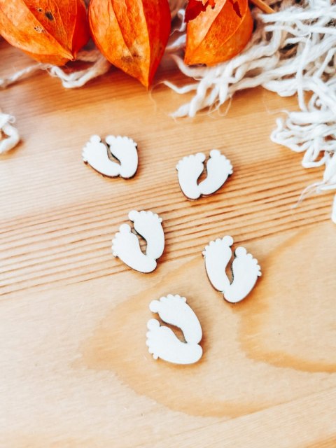 DEKOR stopki 3-5cm (5szt) - wzór 1 (DK-031)