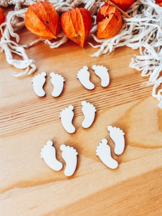 DEKOR stopki 3-5cm (5szt) - wzór 2 (DK-032)