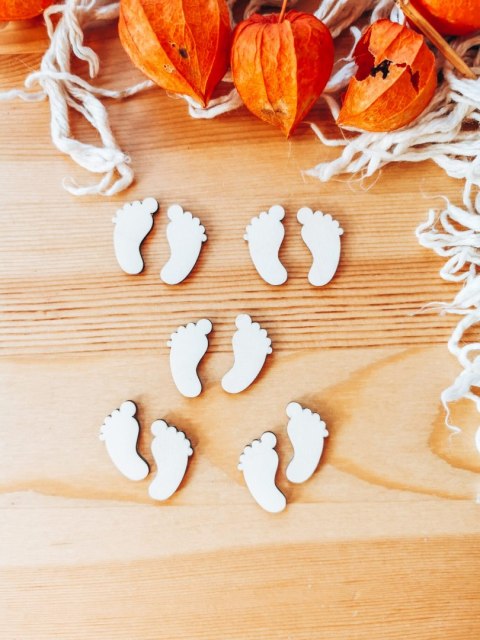 DEKOR stopki 3-5cm (5szt) - wzór 2 (DK-032)