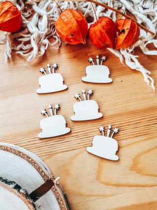 DEKOR tort 3-5cm (5szt) - wzór 2 (DK-026)