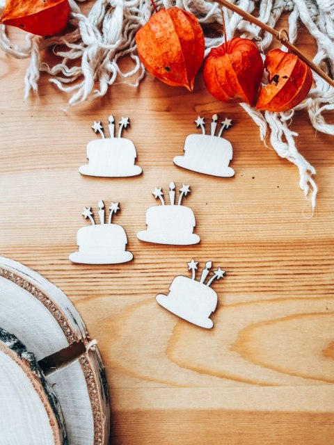 DEKOR tort 3-5cm (5szt) - wzór 2 (DK-026)