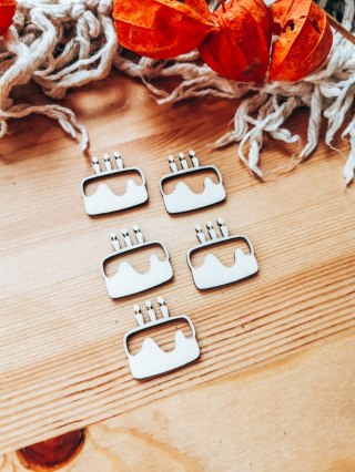 DEKOR tort 3cm (5szt) - wzór 1 (DK-012)