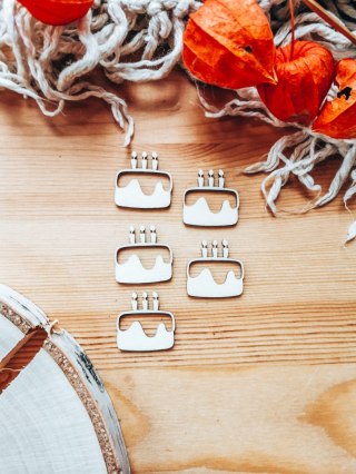 DEKOR tort 4cm (5szt) - wzór 1 (DK-012)