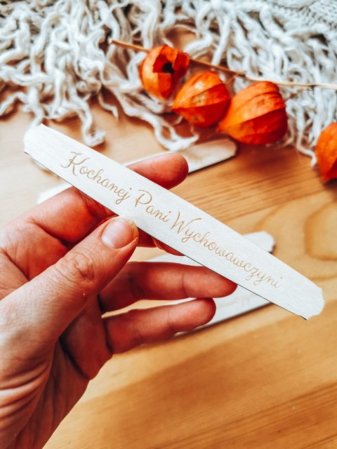 Kochanej Pani Wychowawczyni - TABLICZKA (4szt) 10cm/12cm/14cm (8 wzorów) - - - (Dzień Nauczyciela koniec roku szkolnego zakończe