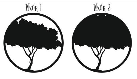 Koło do dekoracji 012 - akacja (2 wzory) drzewo