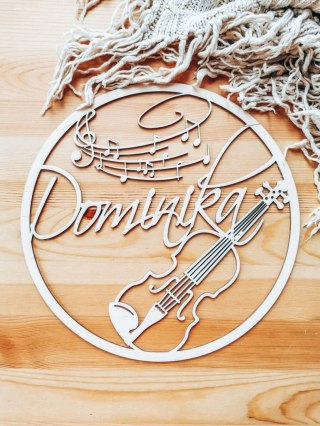 Koło z imieniem - instrumenty - (obręcz imienna, instrument, muzyk)