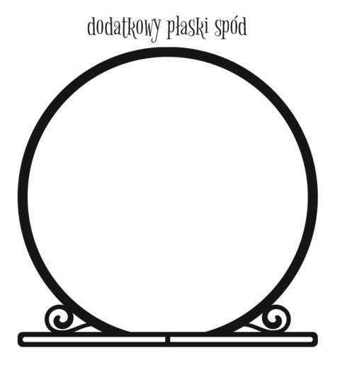 Koło z napisem (1szt) - Anioł Stróż - wzór 2