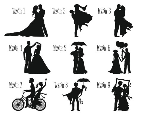 Księga Gości z drewnianą okładką - napis 3d - Młoda Para (9 wzorów) (album na zdjęcia)