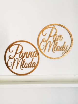 Obręcz (1szt) - koło Panna Młoda / Pan Młody