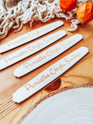 Pamiątka Chrztu Świętego - TABLICZKA (4szt) 10cm/12cm/14cm (8 wzorów) - - - (chrzest święty świętego)