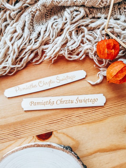 Pamiątka Chrztu Świętego - TABLICZKA (4szt) 10cm/12cm/14cm (8 wzorów) - - - (chrzest święty świętego)