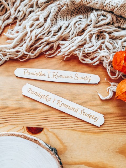 Pamiątka I Komunii Świętej - TABLICZKA (4szt) 10cm/12cm/14cm (8 wzorów) - - - (Pierwsza Komunia Święta)