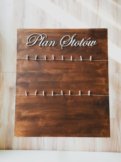 Plan Stołów - WZÓR 01 - dowolny tekst - - - (znajdź swój stolik swoje miejsce)