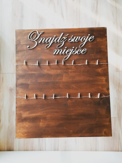 Plan Stołów - WZÓR 01 - dowolny tekst - - - (znajdź swój stolik swoje miejsce)