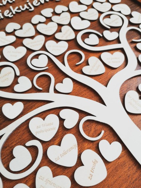 Podziękowanie dla Rodziców - obraz Drzewo