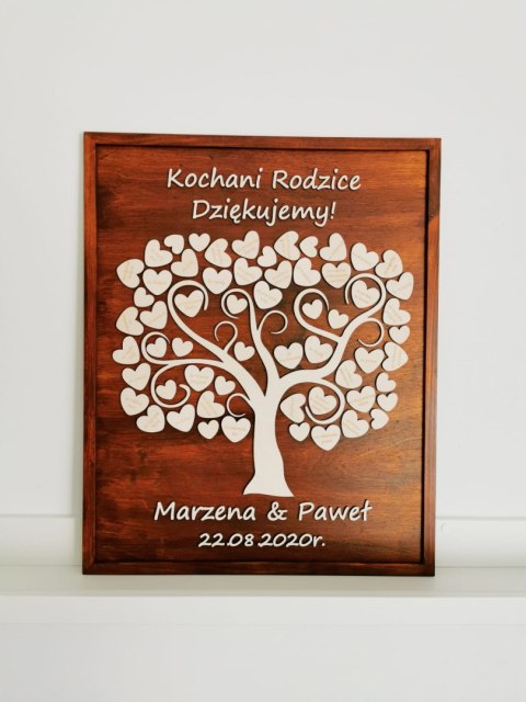 Podziękowanie dla Rodziców - obraz Drzewo