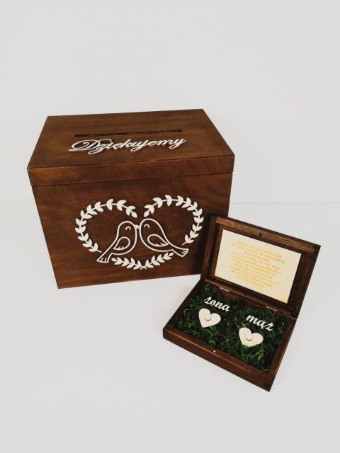 Pudełko na koperty - gołąbki 02