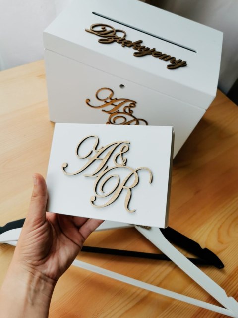 Pudełko na obrączki - Inicjały /Imiona