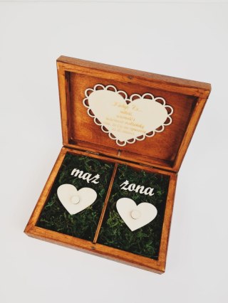 Pudełko na obrączki - Love 01