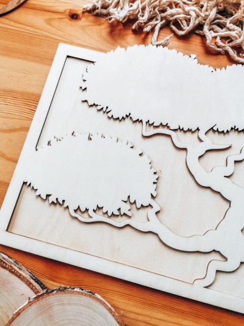 Ramka - drzewo bonsai (2 wzory)