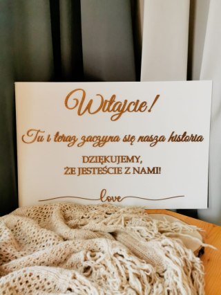 Tablica Powitalna - LOVE