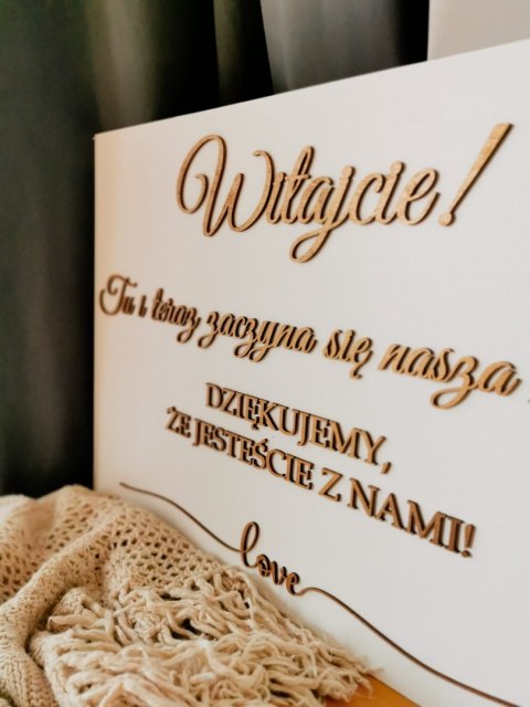 Tablica Powitalna - LOVE