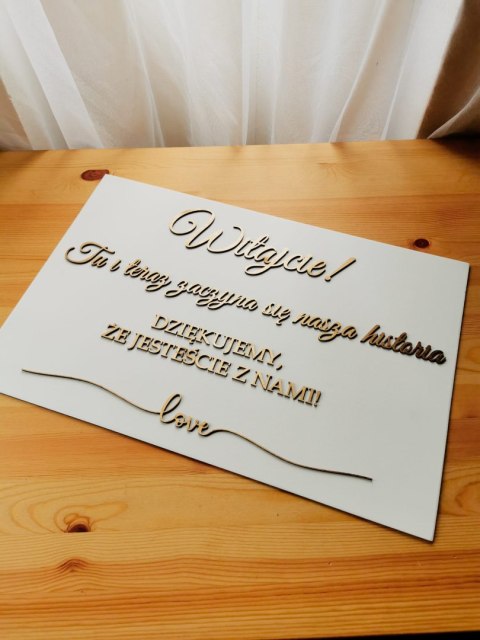 Tablica Powitalna - LOVE