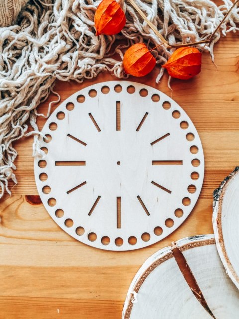 Tarcza zegara 001 - minimalistyczna (4 wzory)