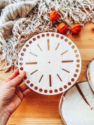 Tarcza zegara 001 - minimalistyczna (4 wzory)