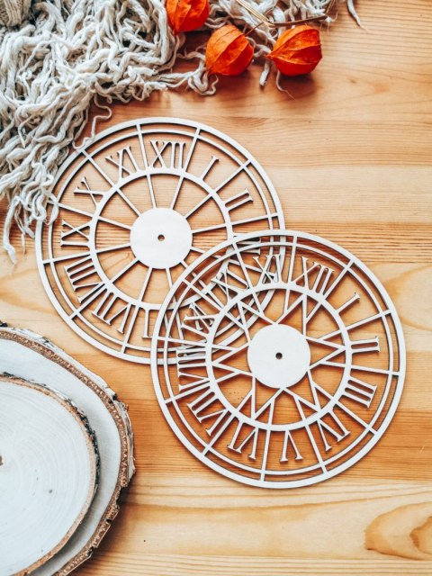 Tarcza zegara 002 - geometryczna (4 wzory)