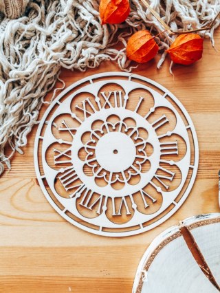 Tarcza zegara 003 - kwiat (4 wzory)