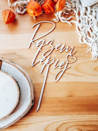 Toper na tort - Razem Lepiej - wzór 1 (TS-017)