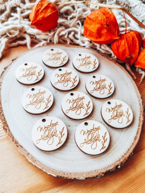 Zawieszka 3-5cm (10szt) - Wesołego Alleluja Wielkanocna