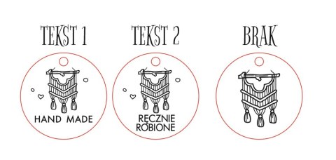 Zawieszka 3-5cm (10szt) - hand made (10 obrazków)