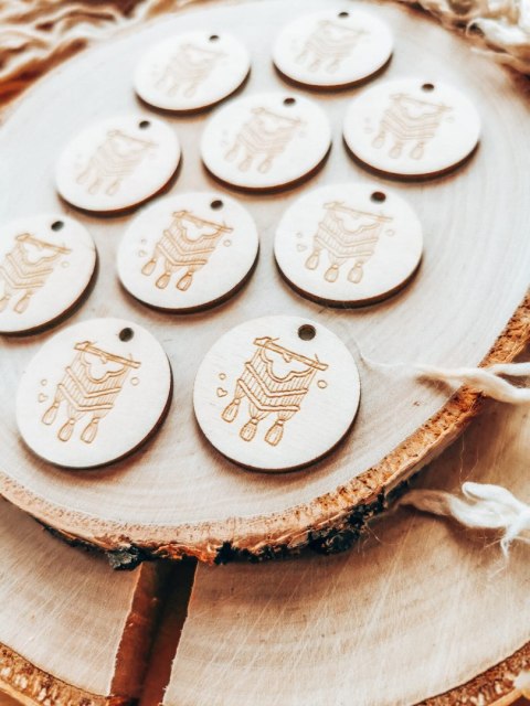 Zawieszka 3-5cm (10szt) - hand made (10 obrazków)