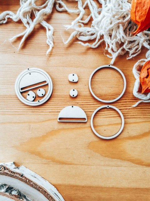 Baza do kolczyków (18szt) - Koło 3w1 - kolczyki