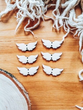 Baza do kolczyków (6szt) - Skrzydła 01 - kolczyki