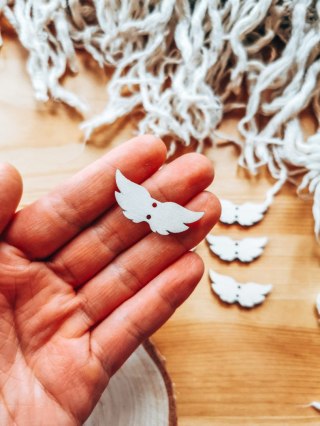 Baza do kolczyków (6szt) - Skrzydła 01 - kolczyki