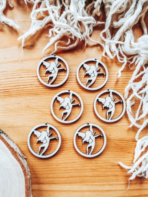 Baza do kolczyków (6szt) - Wróżka 01 - kolczyki