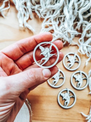 Baza do kolczyków (6szt) - Wróżka 01 - kolczyki